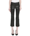 J BRAND SELENA MID RISE CROP LEATHER JEANS,10667138