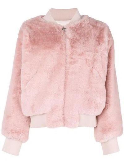 Chiara Ferragni Pink Polyester Outerwear Jacket