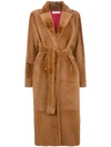 INÈS & MARÉCHAL INÈS & MARÉCHAL DAKOTA BELTED COAT - BROWN