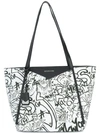 MICHAEL MICHAEL KORS MICHAEL MICHAEL KORS BORSA LARGE TOTE - WHITE