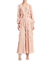 VALENTINO TRIMMED MAXI DRESS,1000075197550