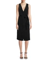 C/MEO COLLECTIVE COLLECTIVE PLUNGING WRAP DRESS,1000078743365