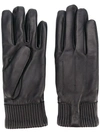 FERRAGAMO SALVATORE FERRAGAMO CLASSIC GLOVES - BLACK