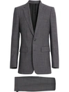 BURBERRY BURBERRY SLIM FIT ENGLISH PINSTRIPE WOOL SUIT - GREY