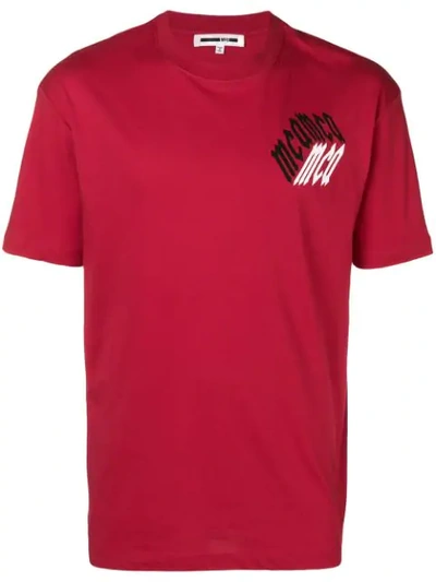 Mcq By Alexander Mcqueen Chest Logo T-shirt In Red