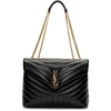 SAINT LAURENT SAINT LAURENT BLACK MEDIUM LOULOU BAG