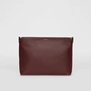 BURBERRY Large Tri-tone Leather Clutch,40766841