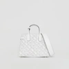 BURBERRY The Small Banner in Perforated Logo Leather,40784951