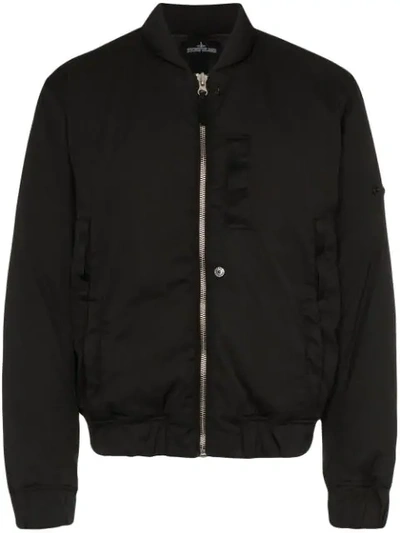 Stone Island Shadow Project - Shadow Project Down Bomber Jacket - Mens - Black