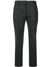 Prada Cropped Tailored Trousers In F0308 Antracite