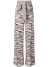 MISSONI FLARED KNITTED TROUSERS