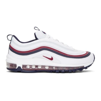 Nike Women's Air Max 97 Casual Shoes, White/red