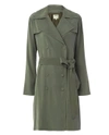 L AGENCE ELIE BELTED TRENCH OLIVE/ARMY,60840 STW TRENCH