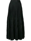 GIVENCHY LONG PLEATED SKIRT