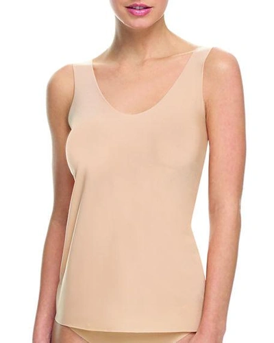 Commando Whisper Weight Tank In Neutral In Biege