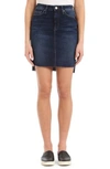 MAVI JEANS MILA FRAYED DENIM SKIRT,130422-26854