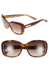 JIMMY CHOO 56MM SUNGLASSES - HAVANA,KALIAS