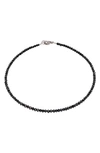 Sethi Couture Black Diamond Bracelet In Black/ White Gold