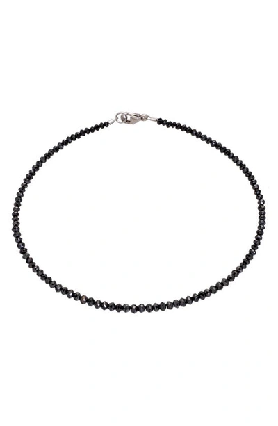 Sethi Couture Black Diamond Bracelet In Black/ White Gold