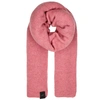 HIGH FROSTY PINK WOOL-BLEND SCARF