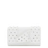PERRIN L'Asymetrique studded leather clutch