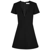 CHLOÉ BLACK WOOL DRESS