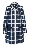 PAULE KA MOSAIC CHECK COTTON-BLEND COAT,139M05