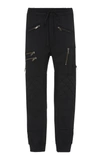 Haider Ackermann Perth Black Biker Cotton Sweatpants In Black
