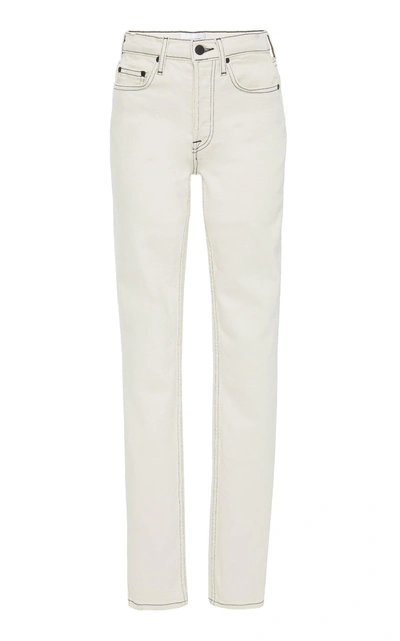 Cotton Citizen High-rise Distressed Skinny Jeans In White