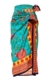 LA DOUBLEJ PRINTED SCARF SARONG,SCA0006COS001