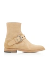 MAISON MARGIELA TALL BUCKLED ANKLE BOOTS,S57WU0133