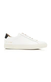 Common Projects Round-toe Low-top Leather Sneaker With Flat Sole In White