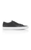 Common Projects Original Achilles Low Suede Sneakers In Black