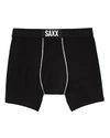 Saxx Slim-fit Stretch-jersey Boxer Briefs In Black