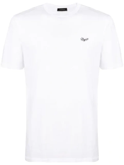 Ermenegildo Zegna Logo Short-sleeve T-shirt In White