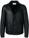 SAINT LAURENT shearling lined jacket