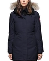 Canada Goose Victoria Fur-hood Parka Jacket In Admiral Blue