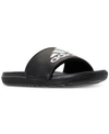 Adidas Originals Adilette Comfort Sport Slide In Black/white/black