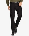 Polo Ralph Lauren Hudson Stretch Varick Slim Straight Fit Jeans In Black In New Hudson Black