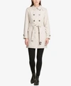 DKNY DOUBLE-BREASTED TRENCH COAT, CREATED FOR MACY'S