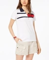 TOMMY HILFIGER STRIPED SHORT-SLEEVE POLO, CREATED FOR MACY'S