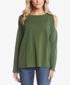 KAREN KANE COLD-SHOULDER TOP