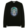 MY PAIR OF JEANS WOMEN'S GREY / GREEN / BLACK BABOON EMBROIDERED PULLOVER