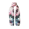 Cassandra Hone Frogs And Feathers Pink Small Scarf
