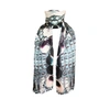 Cassandra Hone Crocodile And Bubbles Small Scarf
