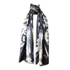 Cassandra Hone Beetle Shell And Oil Blue Large Scarf