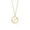 Yasmin Everley Jewellery Scorpio Astrology Necklace In 9ct Gold