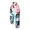 Cassandra Hone Frogs And Feathers Pink Large Scarf