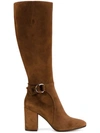 GIANVITO ROSSI SIDE BUCKLE BOOTS
