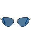 Lgr Monarch Cat-eye Frame Sunglasses In Black